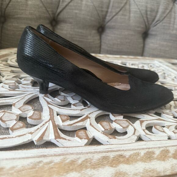 BeautiFeel Black Low Heels Shoes Women’s 38 US 7 - Picture 3 of 10
